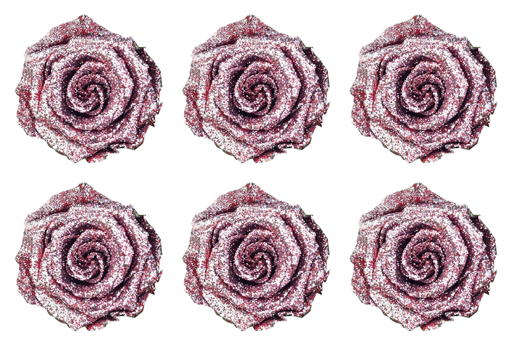 Medium: Lavender Preserved Rose * Box of 6 Preserved Rose Heads