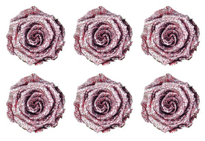 Medium: Lavender Preserved Rose * Box of 6 Preserved Rose Heads