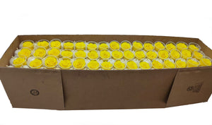 Bulk Box: Sun Yellow Preserved Medium Rose  *Box of 327 Preserved Rose Heads